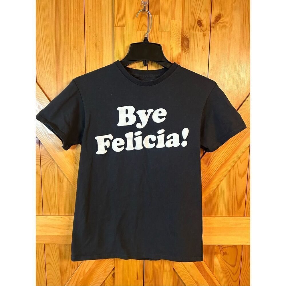 Spencers Bye Felicia black T-shirt size small (4019) unisex 
